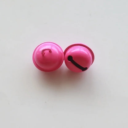 100 Pieces Fashion Bell Metal Iron Plating Christmas Women'S Keychain