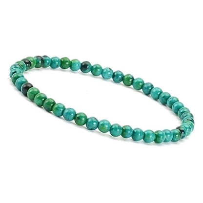1 Piece Minimalist Round Natural Stone Beaded Bracelets