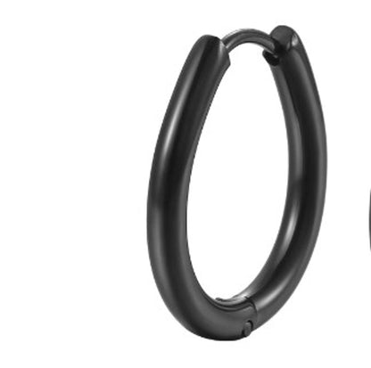 1 Piece Fashion Square Plating 201 Stainless Steel 18K Gold Plated Earrings