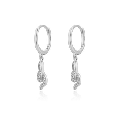 1 Pair Streetwear Devil\'s Eye Heart Shape Butterfly Plating Inlay Copper Zircon Drop Earrings