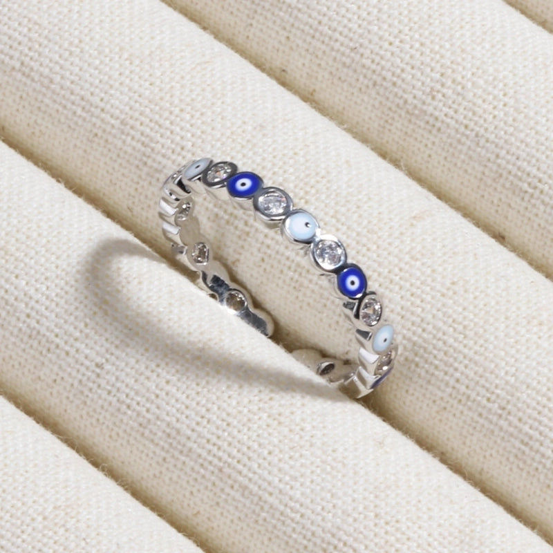 Copper Devil's Eye Rings