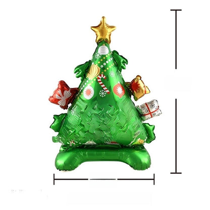 Christmas Casual Christmas Tree Santa Claus Snowman Aluminum Film Party Balloon Balloons