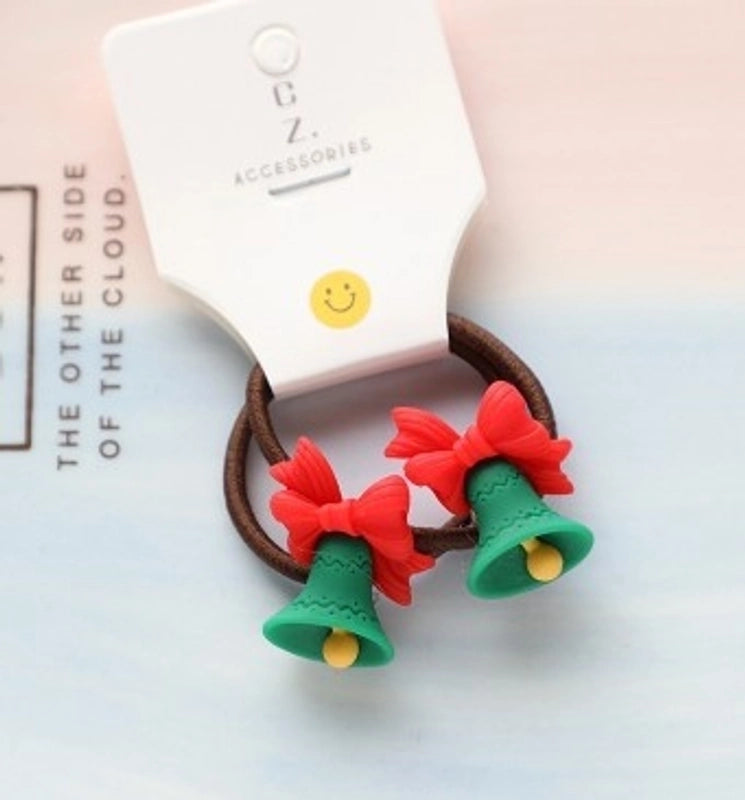 Christmas Fashion Children Unisex Cartoon Character Arylic Handmade Hair Tie