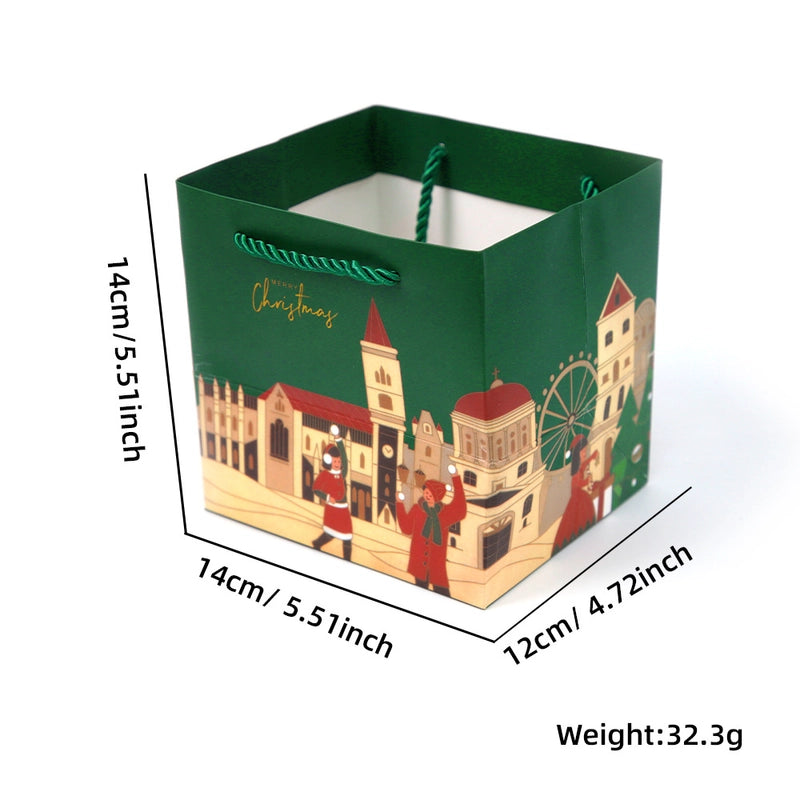 Christmas Cartoon Style Castle Party Festival Gift Wrapping Supplies