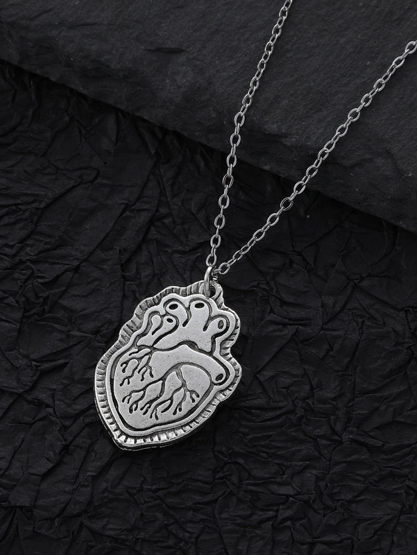 Minimalist Tree Alloy Steel Unisex Pendant Necklace