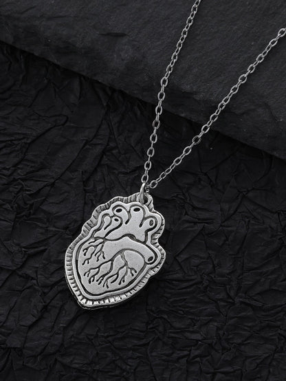 Minimalist Tree Alloy Steel Unisex Pendant Necklace