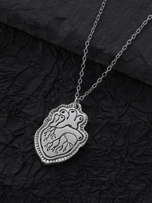 Minimalist Tree Alloy Steel Unisex Pendant Necklace