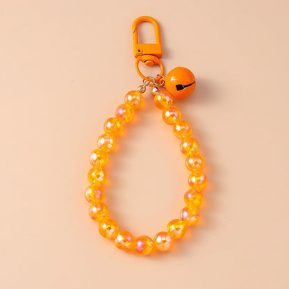 Cute Sweet Bell Arylic Alloy Bag Pendant Keychain