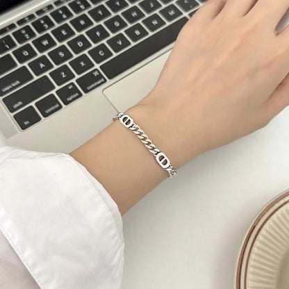 Minimalist Heart Shape Copper Plating Bracelets