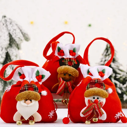 Creative Christmas Decoration Cartoon Tote Bag