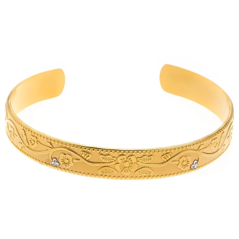 Casual Minimalist Streetwear Geometric 304 Stainless Steel Bangle In Bulk