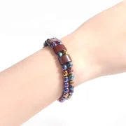 Minimalist Colorful Obsidian Beaded Unisex Bracelets 1 Piece