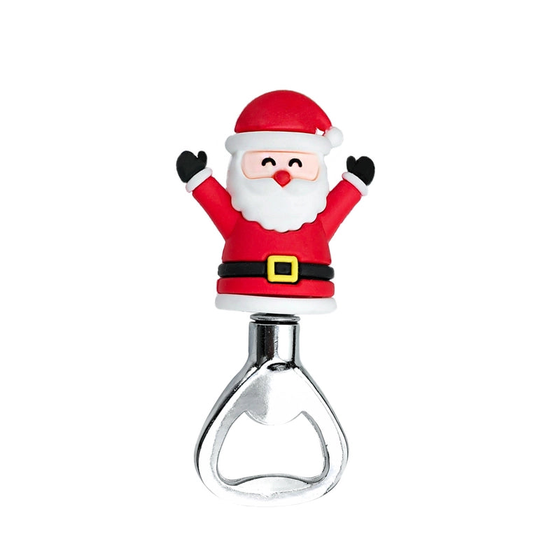 Christmas Cute Santa Claus Alloy Wine Stopper 1 Piece