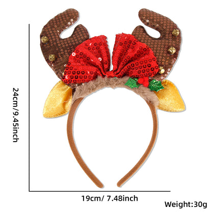 Christmas Cartoon Style Cute Exaggerated Christmas Hat Plastic Festival Street Headband