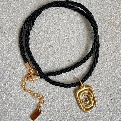 Casual Retro Marine Style Sun Conch 201 Stainless Steel 304 Stainless Steel 18K Gold Plated Pendant Necklace