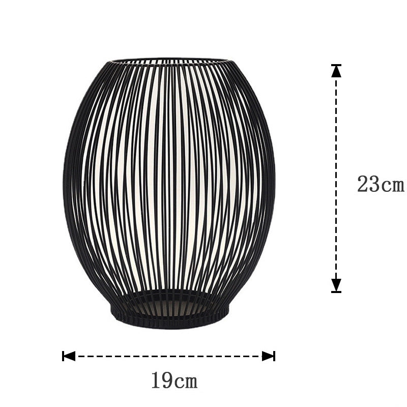 Christmas Retro Minimalist Solid Color Iron Candlestick