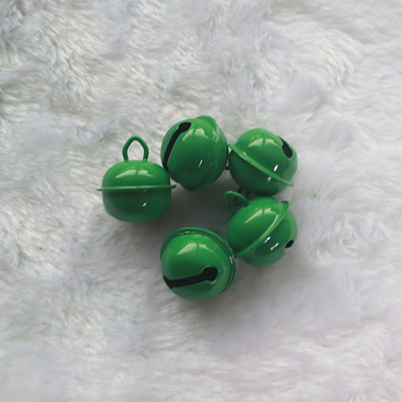 100 Pieces Fashion Bell Metal Iron Plating Christmas Women'S Keychain