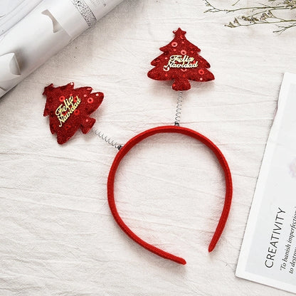 Christmas Cute Santa Claus Antlers Party Costume Props