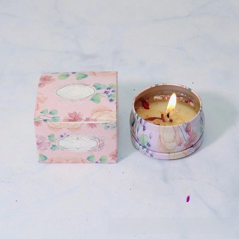 Christmas Fashion Santa Claus Contrasting Colors Flower Wax Metal