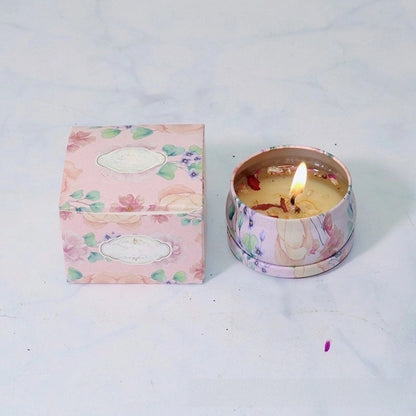 Christmas Fashion Santa Claus Contrasting Colors Flower Wax Metal