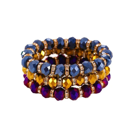 Crystal Geometric Bracelets