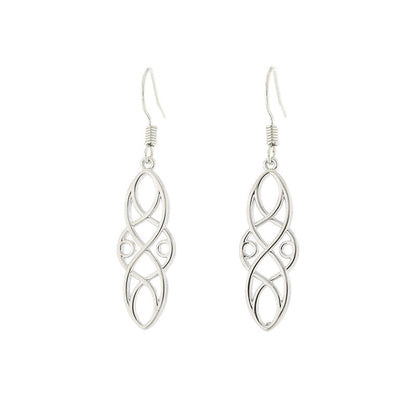 1 Pair Vintage Style Water Droplets Copper Drop Earrings