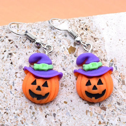 Cute Cartoon Resin Drop Earrings