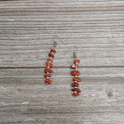 1 Pair Ethnic Style Geometric Natural Stone Drop Earrings