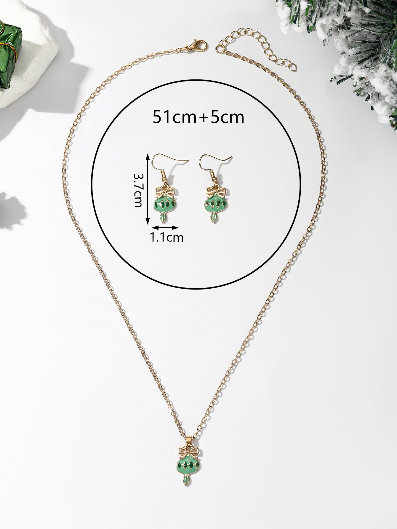 5 Sets Hot Sale Christmas Gift Snowflake Socks Snowman Christmas Tree Jewelry Holiday Set