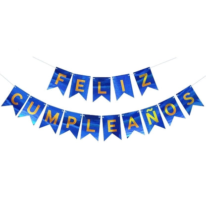 Letter Paper Flag Birthday Decorations