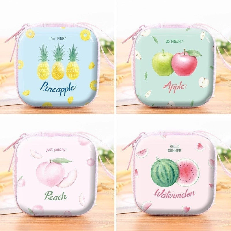 Unisex Animal Cartoon Tinplate Zipper Wallets