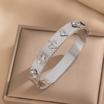 Ellipse Stainless Steel Electroplating Bangles