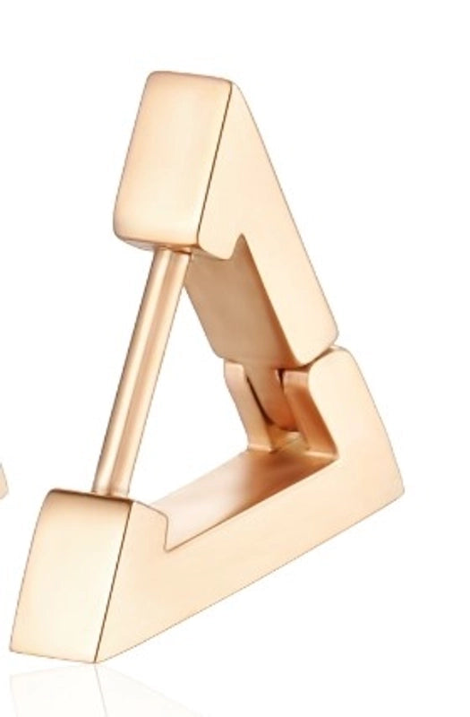 1 Piece Fashion Square Star Heart Shape 201 Stainless Steel 18K Gold Plated Earrings