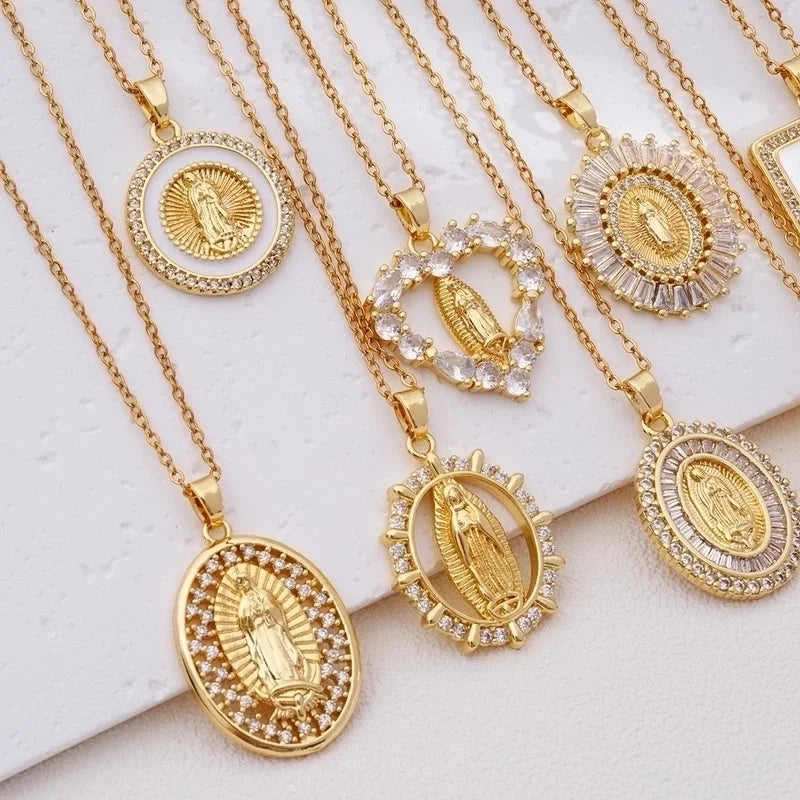 304 Stainless Steel Copper Human Pendant Necklace