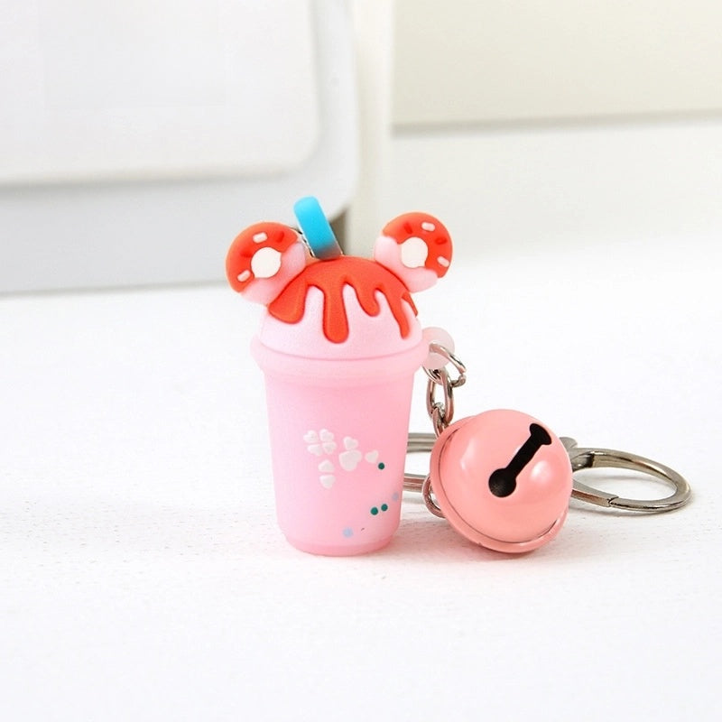 Cute Cartoon Plastic Unisex Bag Pendant Keychain