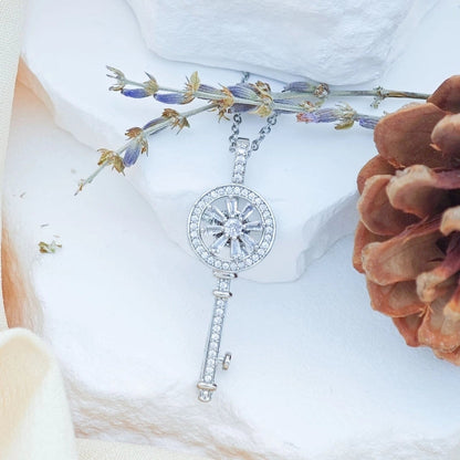 Sweet Minimalist Sun Heart Shape 304 Stainless Steel Copper Pendant Necklace Cable Chain