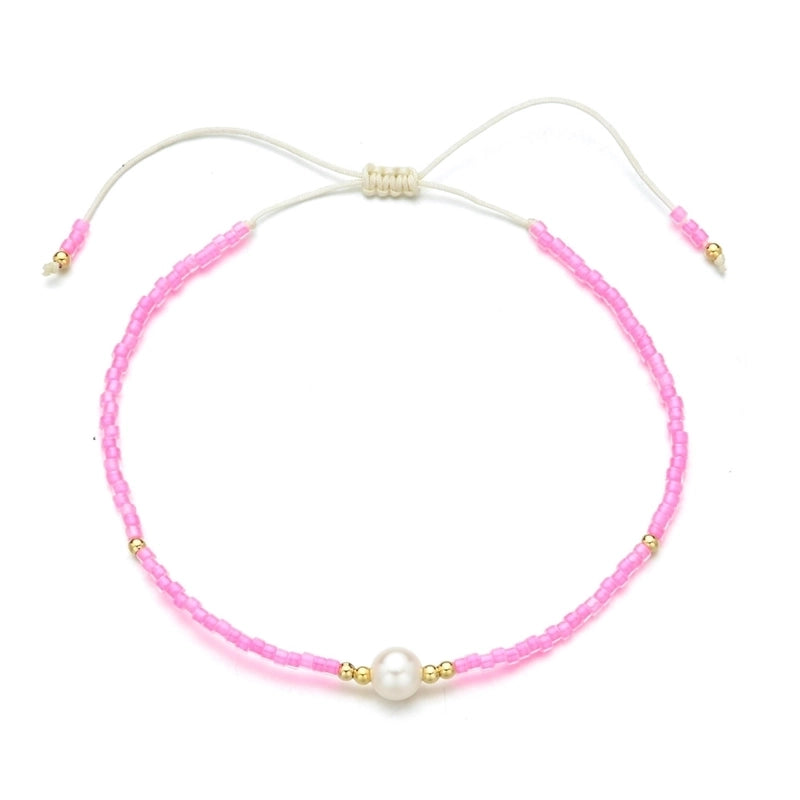 Bohemian Colorful Freshwater Pearl Seed Bead Bracelets