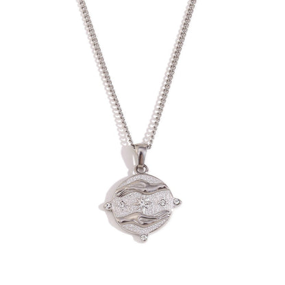 Fashion Zodiac Sagittarius Zodiac Sign Scorpius Libra Capricorn Virgo Stainless Steel Electroplating Rings