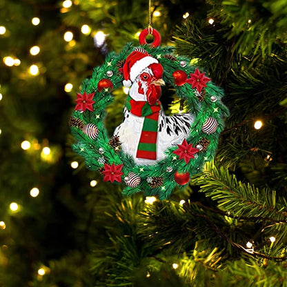 Christmas Minimalist Christmas Hat Arylic Indoor Party Festival Hanging Ornaments