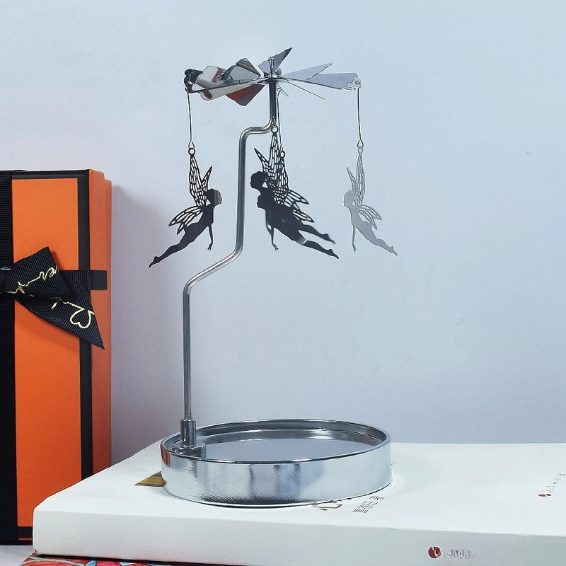 Novelty Solid Color Stainless Steel Metal Candlestick