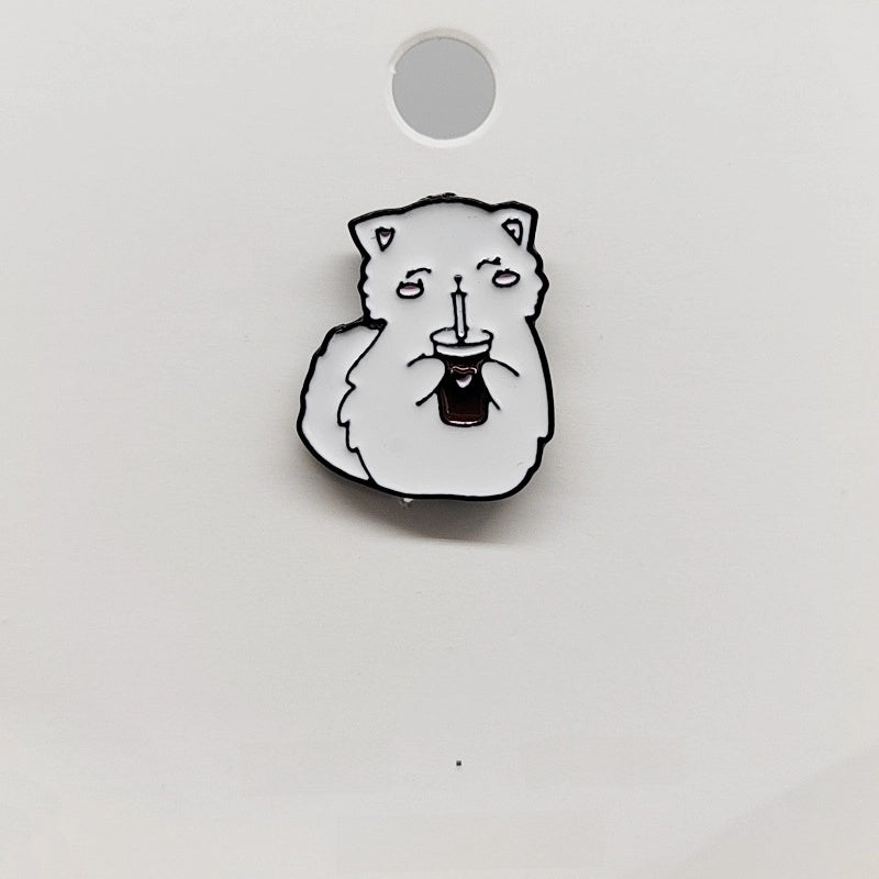 Casual Cute Streetwear Pin Cartoon Character Alloy Enamel Unisex Brooches