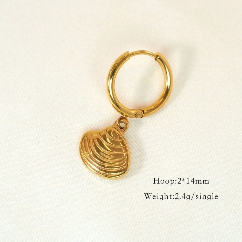 6 Pieces Minimalist Classic Style Solid Color Inlay 304 Stainless Steel Rhinestones Drop Earrings