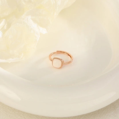 Fashion Heart Shape Butterfly Copper Plating Zircon Open Ring