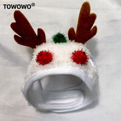 New Year Pet Christmas Hat Cat Cute Head Clothing Products Transformation Panda Small Dog Cat Toy Headgear