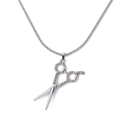 Hip-Hop Animal Skull Stainless Steel Alloy Plating Pendant Necklace