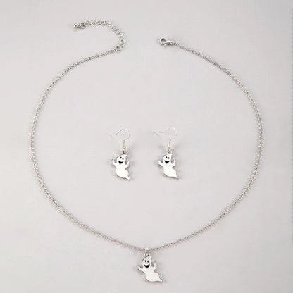 Halloween Pumpkin Ghost Demon Earrings