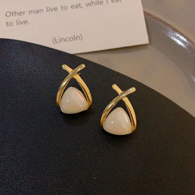 Luxurious Quadrilateral Round Ellipse Leaf Rhombus Animal Bowknot Text Letter Geometric Number Droplet Flower Chinese Zodiac Artificial Pearl Oil Dripping Earrings
