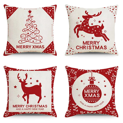 Christmas Combination Pillow Case New Home Sofa Decoration Cushion Pillow Case Manufacturers