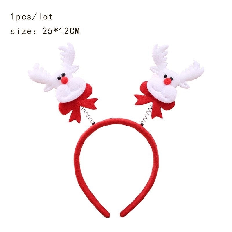 Christmas Streetwear Children Unisex Christmas Hat Christmas Tree Santa Claus Hair Band