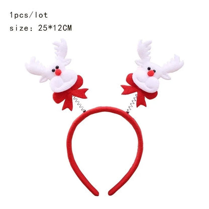 Christmas Streetwear Children Unisex Christmas Hat Christmas Tree Santa Claus Hair Band